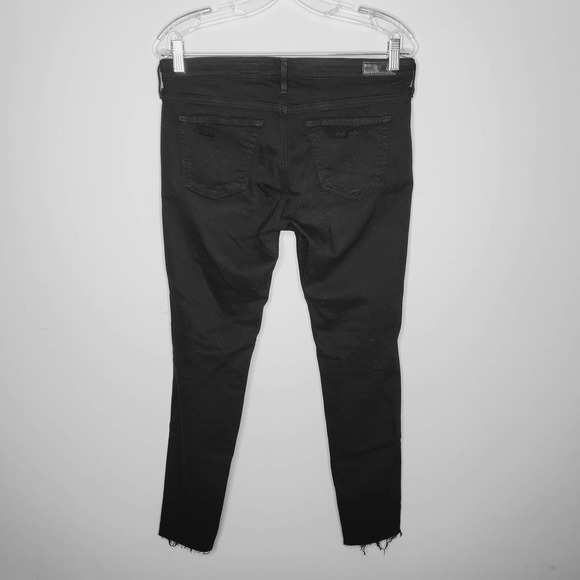AG Adriano Goldschmied The Legging Ankle Super Skinny Black Jeans Sz 29R - Picture 9 of 9